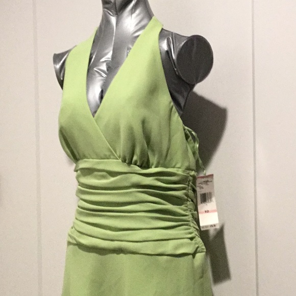 NWT Apple green halter dress - Picture 4 of 5